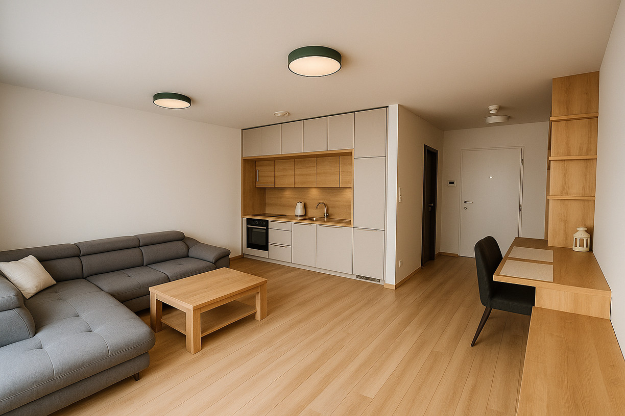 NA PREDAJ – MODERNÝ 1-IZBOVÝ BYT S BALKÓNOM – KOMPLETNE ZARIADENÝ – NOVOSTAVBA – PROJEKT JARABINKY – RUŽINOV