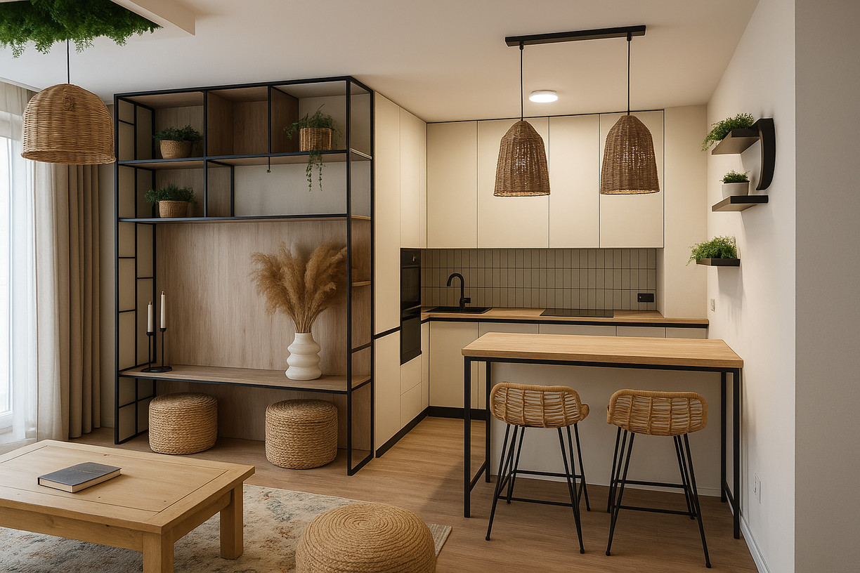 REZERVOVANÝ- NA PREDAJ - ŠTÝLOVÝ 1,5-IZBOVÝ BYT S NÁDYCHOM BOHO ŠTÝLU – NOVOSTAVBA 2023 – KOMPLETNE ZARIADENÝ – LOGGIA – BORY NOVÝ DVOR