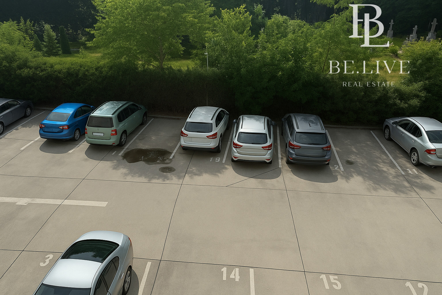 BE.LIVE COMPANY- NA PRENÁJOM- PARKOVACIE STÁTIE- V UZAVRETOM DVORE- ŠAMORÍN- ČILISTOVSKÁ ULICA