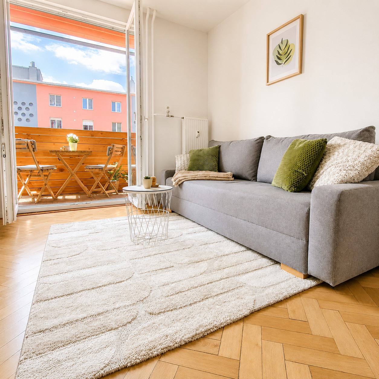 NA PREDAJ- KOMPLETNE ZREKONŠTRUOVANÝ - MODERNÝ 1- IZBOVÝ BYT S ODDELENOU SPÁĽŇOU A BALKÓNOM- BRATISLAVA- NOVÉ MESTO- ČSL PARAŠUTISTOV 