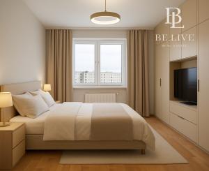 PREDANÝ- BE.LIVE COMPANY - NA PREDAJ - NADŠTANDARDNE VEĽKÝ 1-IZBOVÝ BYT S BALKÓNOM – SKVELÁ DISPOZÍCIA A NÁDHERNÝ VÝHĽAD - CHROBÁKOVÁ -DÚBRAVKA