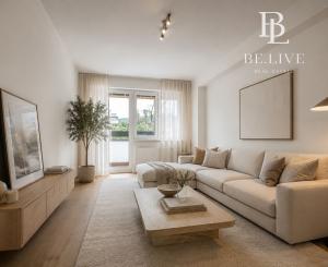 BE.LIVE COMPANY- NA PREDAJ- 3- IZBOVÝ BYT- KOMPLETNÁ REKONŠTRUKCIA- LOGGIA- PIVNIČNÁ KOBKA- NOBELOVA ULICA- BRATISLAVA