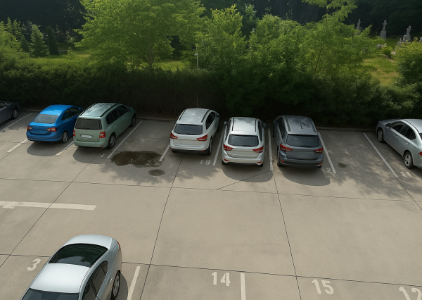 PRENÁJOM- PARKOVACIE STÁTIE- 5m2- V UZAVRETOM DVORE-ŠAMORÍN