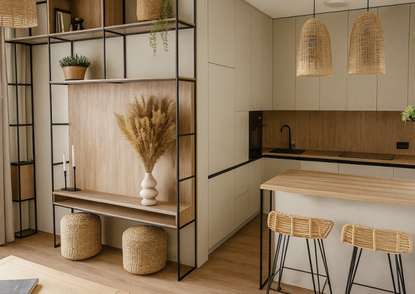 OFF PONUKA - ŠTÝLOVÝ 1,5-IZBOVÝ BYT S NÁDYCHOM BOHO ŠTÝLU – NOVOSTAVBA 2023 – KOMPLETNE ZARIADENÝ – LOGGIA – BORY NOVÝ DVOR