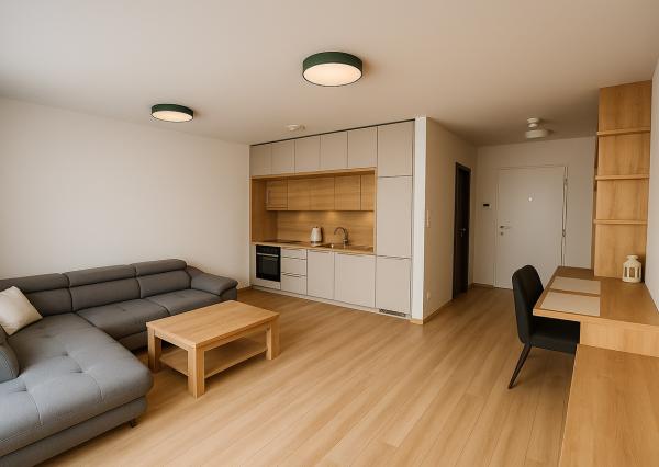 NA PREDAJ – MODERNÝ 1-IZBOVÝ BYT S BALKÓNOM – KOMPLETNE ZARIADENÝ – NOVOSTAVBA – PROJEKT JARABINKY – RUŽINOV