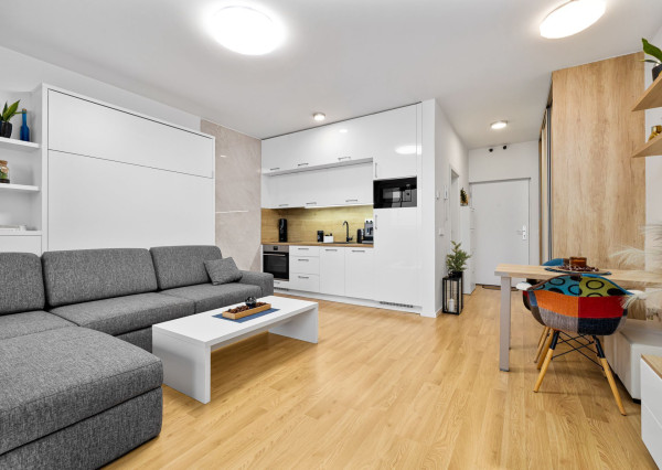 BE.LIVE COMPANY | NA PREDAJ | MODERNÝ 1-IZBOVÝ BYT | KOMPLETNE ZARIADENÝ | BALKÓN | KOBKA V CENE | TEHELNÉ POLE – BAJKALSKÁ