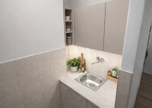 OFF PONUKA- NA PREDAJ – GARSÓNKA PO ČIASTOČNEJ REKONŠTRUKCII – ŠTRKOVEC – RUŽINOV