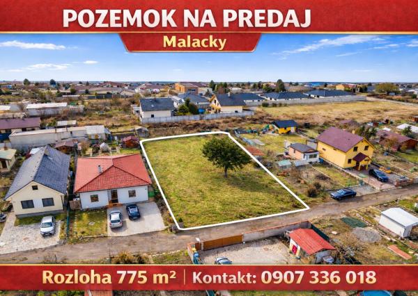BE.LIVE COMPANY – NA PREDAJ SLNEČNÝ POZEMOK - TICHÁ LOKALITA - BLÍZKO CENTRA - MALACKY