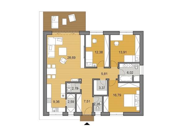 REZERVOVANÉ- BE.LIVE COMPANY- NA PREDAJ- 4-IZBOVÝ- BUNGALOV- NOVOSTAVBA- MOST PRI BRATISLAVE 