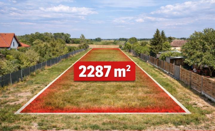 BE.LIVE COMPANY- PREDAJ- INVESTIČNÝ- STAVEBNÝ- POZEMOK- 2287m²- TOMÁŠOV- VLKY - fotografia 1